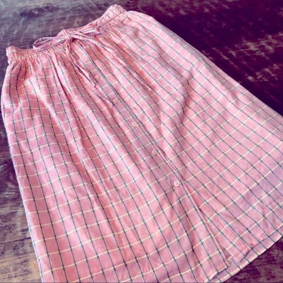 PepaLoves Mod Cloth Graciela Retro Skirt S Pink/Green/Yellow - Picture 8 of 14